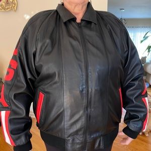 Vintage Leather Motorcycle Jacket